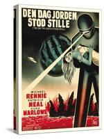 The Day The Earth Stood Still, Danish Movie Poster, 1951-null-Stretched Canvas