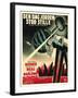 The Day The Earth Stood Still, Danish Movie Poster, 1951-null-Framed Art Print