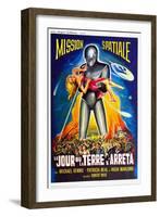 The Day The Earth Stood Still, French Movie Poster, 1951-null-Framed Art Print