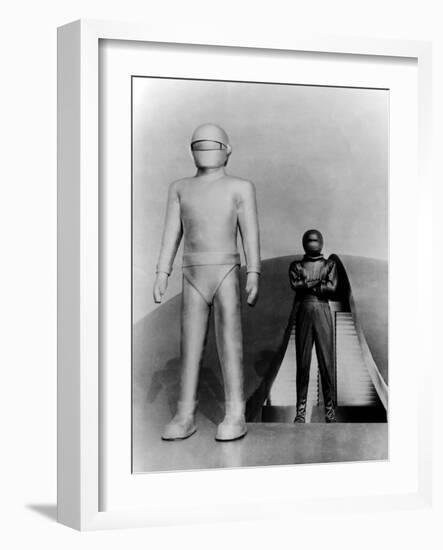 The Day the Earth Stood Still, Gort, Michael Rennie, 1951-null-Framed Photo