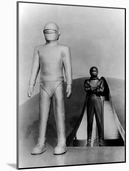 The Day the Earth Stood Still, Gort, Michael Rennie, 1951-null-Mounted Photo