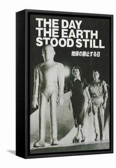 The Day The Earth Stood Still, Hong Kong Movie Poster, 1951-null-Framed Stretched Canvas