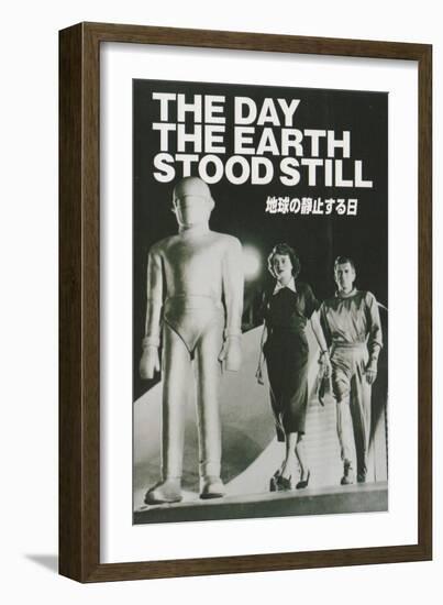 The Day The Earth Stood Still, Hong Kong Movie Poster, 1951-null-Framed Art Print