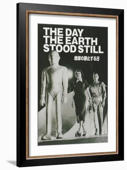 The Day The Earth Stood Still, Hong Kong Movie Poster, 1951-null-Framed Art Print