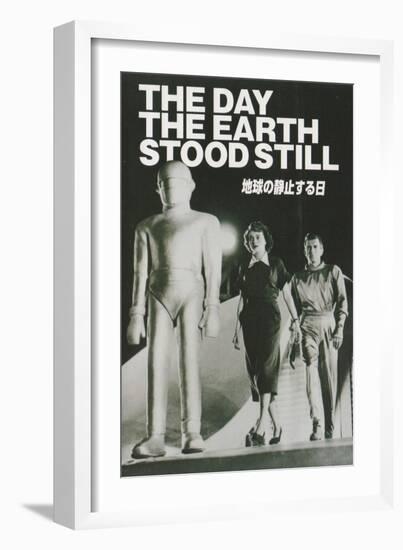 The Day The Earth Stood Still, Hong Kong Movie Poster, 1951-null-Framed Art Print