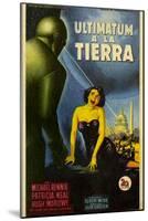 The Day The Earth Stood Still, Italian Movie Poster, 1951-null-Mounted Art Print