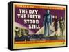 The Day The Earth Stood Still, UK Movie Poster, 1951-null-Framed Stretched Canvas