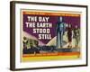 The Day The Earth Stood Still, UK Movie Poster, 1951-null-Framed Art Print