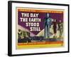 The Day The Earth Stood Still, UK Movie Poster, 1951-null-Framed Art Print