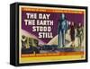 The Day The Earth Stood Still, UK Movie Poster, 1951-null-Framed Stretched Canvas