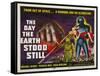 The Day The Earth Stood Still, UK Movie Poster, 1951-null-Framed Stretched Canvas