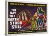 The Day The Earth Stood Still, UK Movie Poster, 1951-null-Stretched Canvas