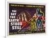 The Day The Earth Stood Still, UK Movie Poster, 1951-null-Framed Art Print