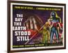 The Day The Earth Stood Still, UK Movie Poster, 1951-null-Framed Art Print