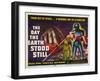 The Day The Earth Stood Still, UK Movie Poster, 1951-null-Framed Art Print