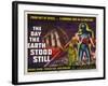 The Day The Earth Stood Still, UK Movie Poster, 1951-null-Framed Art Print