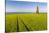 The Daymark, an octagonal day beacon near Dartmouth, Devon, England, United Kingdom, Europe-Adam Burton-Stretched Canvas