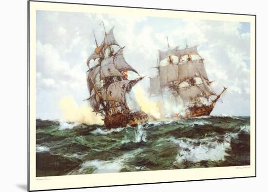 The Days of Adventure-Montague Dawson-Mounted Art Print