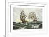 The Days of Adventure-Montague Dawson-Framed Premium Giclee Print