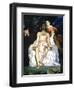 The Dead Christ and the Angels, 1864-Edouard Manet-Framed Premium Giclee Print