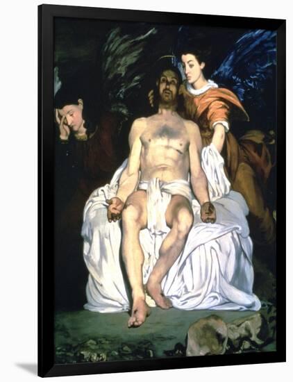 The Dead Christ and the Angels, 1864-Edouard Manet-Framed Giclee Print