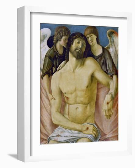 The Dead Christ, Held by Two Angels, C. 1480-85-Giovanni Bellini-Framed Giclee Print