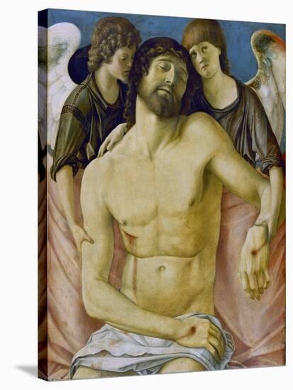 The Dead Christ, Held by Two Angels, C. 1480-85-Giovanni Bellini-Stretched Canvas