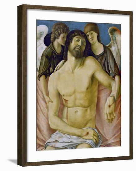 The Dead Christ, Held by Two Angels, C. 1480-85-Giovanni Bellini-Framed Giclee Print