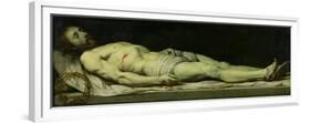 The Dead Christ on His Shroud-Philippe De Champaigne-Framed Giclee Print