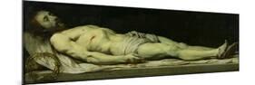The Dead Christ on His Shroud-Philippe De Champaigne-Mounted Giclee Print
