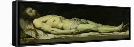 The Dead Christ on His Shroud-Philippe De Champaigne-Framed Stretched Canvas