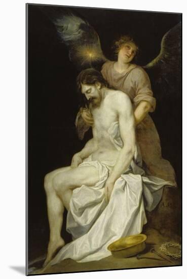 The Dead Christ Supported by an Angel, 1646-52-Alonso Cano-Mounted Giclee Print