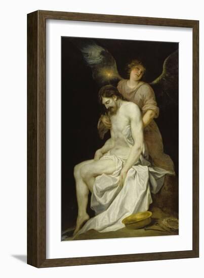 The Dead Christ Supported by an Angel, 1646-52-Alonso Cano-Framed Giclee Print