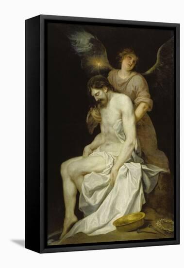 The Dead Christ Supported by an Angel, 1646-52-Alonso Cano-Framed Stretched Canvas