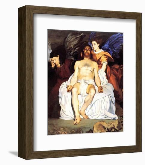 The Dead Christ with Angels, 1864-Edouard Manet-Framed Art Print