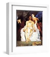 The Dead Christ with Angels, 1864-Edouard Manet-Framed Art Print