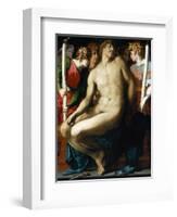 The Dead Christ with Angels-Rosso Fiorentino-Framed Giclee Print