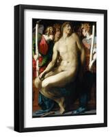 The Dead Christ with Angels-Rosso Fiorentino-Framed Giclee Print