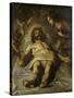 The Dead Christ with Two Angels-Jacopo Robusti Tintoretto-Stretched Canvas