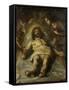 The Dead Christ with Two Angels-Jacopo Robusti Tintoretto-Framed Stretched Canvas