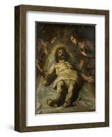 The Dead Christ with Two Angels-Jacopo Robusti Tintoretto-Framed Giclee Print