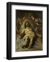 The Dead Christ with Two Angels-Jacopo Robusti Tintoretto-Framed Giclee Print