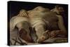 The Dead Christ-Annibale Carracci-Stretched Canvas