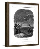 The Dead Drummer, 1840-George Cruikshank-Framed Giclee Print