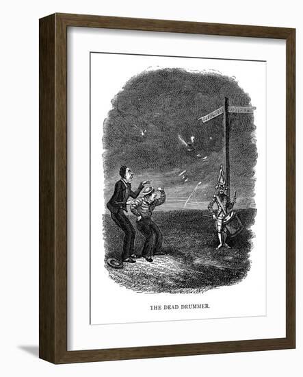 The Dead Drummer, 1840-George Cruikshank-Framed Giclee Print