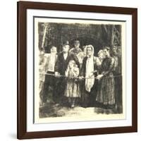 The Dead-Line, 1923-George Wesley Bellows-Framed Giclee Print