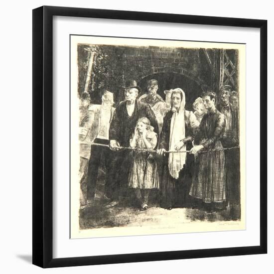 The Dead-Line, 1923-George Wesley Bellows-Framed Premium Giclee Print