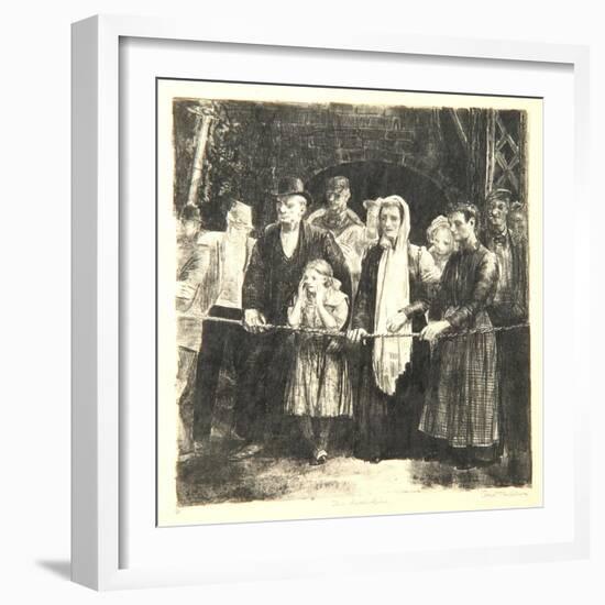 The Dead-Line, 1923-George Wesley Bellows-Framed Giclee Print