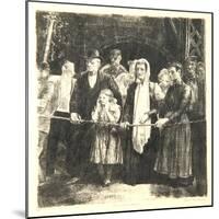 The Dead-Line, 1923-George Wesley Bellows-Mounted Giclee Print