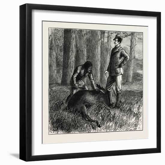 The Dead Moose-null-Framed Giclee Print